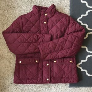 Quilted winter jacket.
